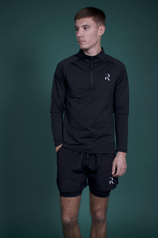 Haut Tech manches longues - Panthère noire